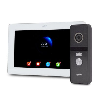 Комплект видеодомофона ATIS AD-770FHD White + AT-400HD Black
